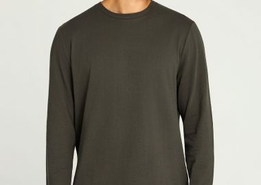 Μακρυμάνικο T-shirt με Funky Buddha τύπωμα στο στήθος - FUNKY BUDDHA - 