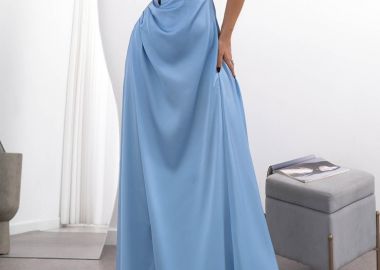 ΜΑΚΡΥ ΣΑΤΕΝ ΦΟΡΕΜΑ ΓΑΛΑΖΙΟ - ARTESY - sense-shop - 