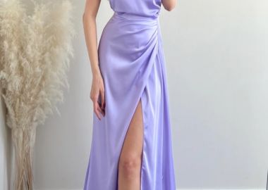 ΜΑΚΡΥ ΣΑΤΕΝ ΦΟΡΕΜΑ ΛΙΛΑ - ARTESY - fashionroom - 