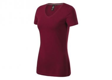 Malfini Action Vneck Tshirt W MLI70186 garnet - Malfini - 