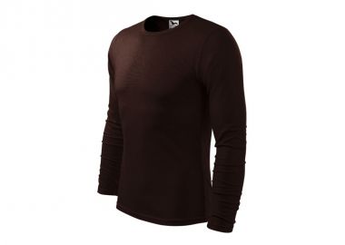 Malfini Ανδρική Διαφημιστική Μπλούζα Μακρυμάνικη σε Καφέ Χρώμα MLI-11927 - Malfini - 