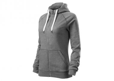 Malfini Ανδρική Φούτερ Ζακέτα με Κουκούλα και Τσέπες Γκρι MLI-45212 - Malfini - 