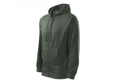 Malfini Ανδρική Φούτερ Ζακέτα με Κουκούλα και Τσέπες Πράσινη MLI-41067 - Malfini - 