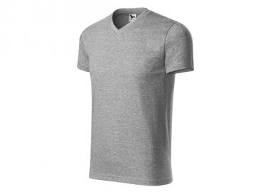 Malfini Ανδρικό Διαφημιστικό T-shirt Κοντομάνικο σε Γκρι Χρώμα MLI-11112 - Malfini - 