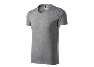 Malfini Ανδρικό Διαφημιστικό T-shirt Κοντομάνικο σε Γκρι Χρώμα MLI-14612 - Malfini - 