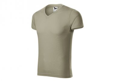 Malfini Ανδρικό Διαφημιστικό T-shirt Κοντομάνικο σε Γκρι Χρώμα MLI-14628 - Malfini - 