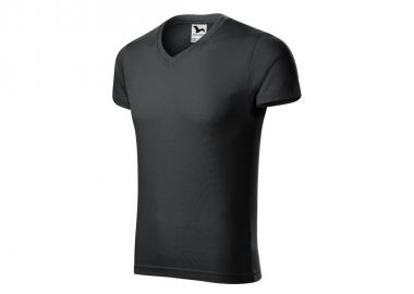 Malfini Ανδρικό Διαφημιστικό T-shirt Κοντομάνικο σε Γκρι Χρώμα MLI-14694 - Malfini - 