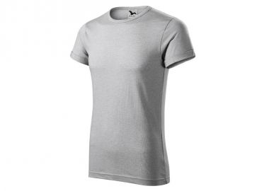 Malfini Ανδρικό Διαφημιστικό T-shirt Κοντομάνικο σε Γκρι Χρώμα MLI-164M3 - Malfini - 