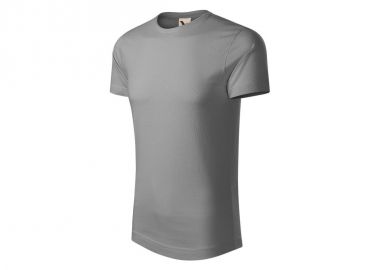 Malfini Ανδρικό Διαφημιστικό T-shirt Κοντομάνικο σε Γκρι Χρώμα MLI-17125 - Malfini - 