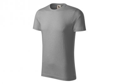 Malfini Ανδρικό Διαφημιστικό T-shirt Κοντομάνικο σε Γκρι Χρώμα MLI-17325 - Malfini - 