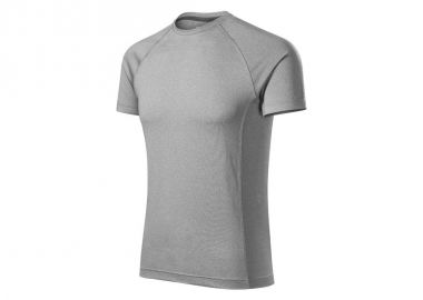 Malfini Ανδρικό Διαφημιστικό T-shirt Κοντομάνικο σε Γκρι Χρώμα MLI-17512 - Malfini - 