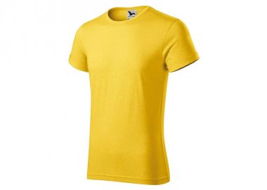 Malfini Ανδρικό Διαφημιστικό T-shirt Κοντομάνικο σε Κίτρινο Χρώμα MLI-164M4 - Malfini - 