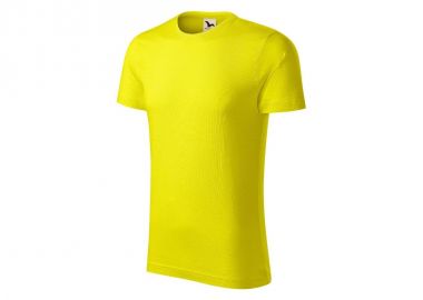 Malfini Ανδρικό Διαφημιστικό T-shirt Κοντομάνικο σε Κίτρινο Χρώμα MLI-17396 - Malfini - 