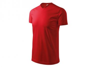 Malfini Ανδρικό Διαφημιστικό T-shirt Κοντομάνικο σε Κόκκινο Χρώμα MLI-11107 - Malfini - 