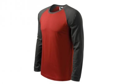 Malfini Ανδρικό Διαφημιστικό T-shirt Κοντομάνικο σε Κόκκινο Χρώμα MLI-13023 - Malfini - 