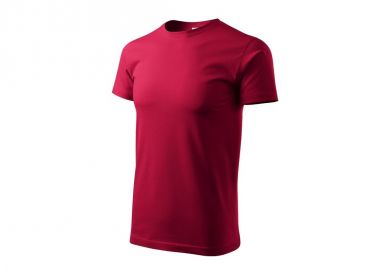 Malfini Ανδρικό Διαφημιστικό T-shirt Κοντομάνικο σε Κόκκινο Χρώμα MLI-13723 - Malfini - 