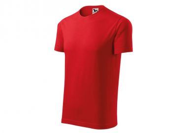 Malfini Ανδρικό Διαφημιστικό T-shirt Κοντομάνικο σε Κόκκινο Χρώμα MLI-14507 - Malfini - 