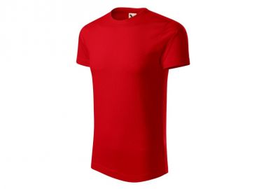 Malfini Ανδρικό Διαφημιστικό T-shirt Κοντομάνικο σε Κόκκινο Χρώμα MLI-17107 - Malfini - 