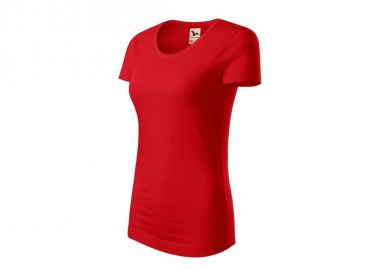 Malfini Ανδρικό Διαφημιστικό T-shirt Κοντομάνικο σε Κόκκινο Χρώμα MLI-17107 - Malfini - 