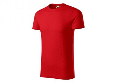 Malfini Ανδρικό Διαφημιστικό T-shirt Κοντομάνικο σε Κόκκινο Χρώμα MLI-17307 - Malfini - 