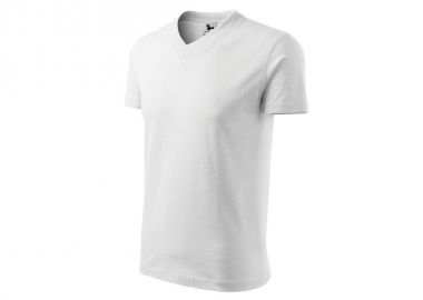 Malfini Ανδρικό Διαφημιστικό T-shirt Κοντομάνικο σε Λευκό Χρώμα MLI-10200 - Malfini - 