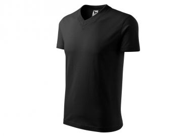 Malfini Ανδρικό Διαφημιστικό T-shirt Κοντομάνικο σε Μαύρο Χρώμα MLI-10201 - Malfini - 