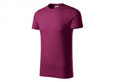 Malfini Ανδρικό Διαφημιστικό T-shirt Κοντομάνικο σε Μωβ Χρώμα MLI-17343 - Malfini - 