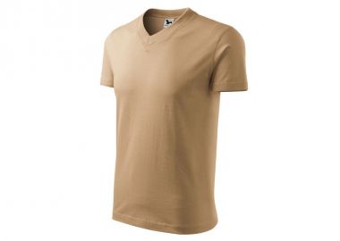 Malfini Ανδρικό Διαφημιστικό T-shirt Κοντομάνικο σε Μπεζ Χρώμα MLI-10208 - Malfini - 