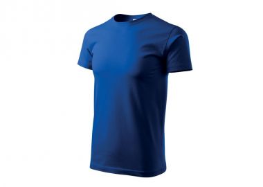 Malfini Ανδρικό Διαφημιστικό T-shirt Κοντομάνικο σε Μπλε Χρώμα MLI-12905 - Malfini - 
