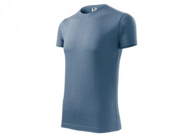 Malfini Ανδρικό Διαφημιστικό T-shirt Κοντομάνικο σε Μπλε Χρώμα MLI-14360 - Malfini - 