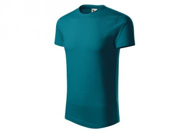 Malfini Ανδρικό Διαφημιστικό T-shirt Κοντομάνικο σε Μπλε Χρώμα MLI-17193 - Malfini - 