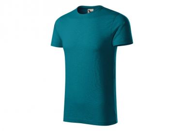 Malfini Ανδρικό Διαφημιστικό T-shirt Κοντομάνικο σε Μπλε Χρώμα MLI-17393 - Malfini - 