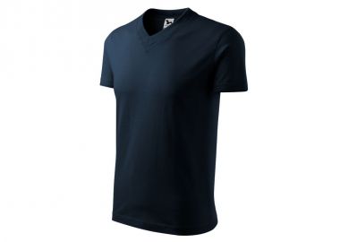 Malfini Ανδρικό Διαφημιστικό T-shirt Κοντομάνικο σε Navy Μπλε Χρώμα MLI-10202 - Malfini - 