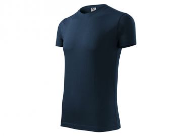 Malfini Ανδρικό Διαφημιστικό T-shirt Κοντομάνικο σε Navy Μπλε Χρώμα MLI-14302 - Malfini - 