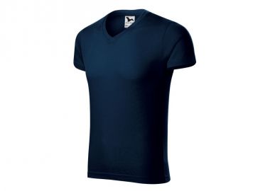 Malfini Ανδρικό Διαφημιστικό T-shirt Κοντομάνικο σε Navy Μπλε Χρώμα MLI-14602 - Malfini - 