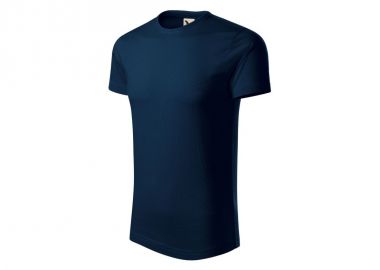 Malfini Ανδρικό Διαφημιστικό T-shirt Κοντομάνικο σε Navy Μπλε Χρώμα MLI-17102 - Malfini - 