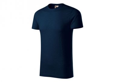 Malfini Ανδρικό Διαφημιστικό T-shirt Κοντομάνικο σε Navy Μπλε Χρώμα MLI-17302 - Malfini - 