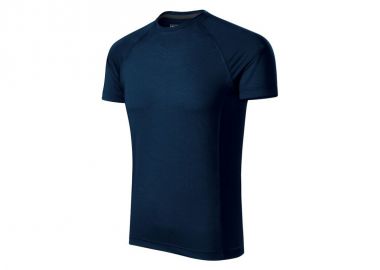 Malfini Ανδρικό Διαφημιστικό T-shirt Κοντομάνικο σε Navy Μπλε Χρώμα MLI-17502 - Malfini - 