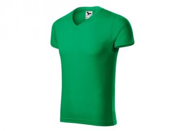 Malfini Ανδρικό Διαφημιστικό T-shirt Κοντομάνικο σε Πράσινο Χρώμα MLI-14616 - Malfini - 