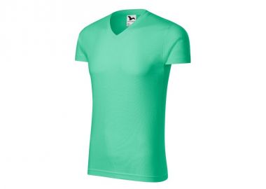 Malfini Ανδρικό Διαφημιστικό T-shirt Κοντομάνικο σε Πράσινο Χρώμα MLI-14695 - Malfini - 