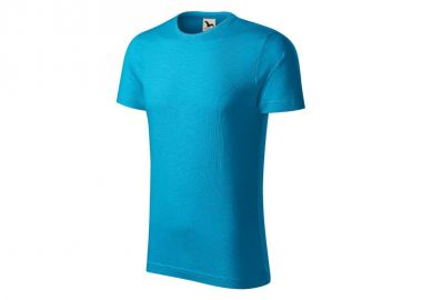 Malfini Ανδρικό Διαφημιστικό T-shirt Κοντομάνικο σε Τιρκουάζ Χρώμα MLI-17344 - Malfini - 