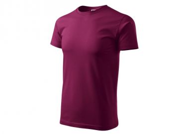 Malfini Basic Ανδρικό Διαφημιστικό T-shirt Κοντομάνικο σε Φούξια Χρώμα MLI-12943 - Malfini - 