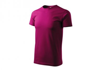 Malfini Basic Ανδρικό Διαφημιστικό T-shirt Κοντομάνικο σε Φούξια Χρώμα MLI-12949 - Malfini - 