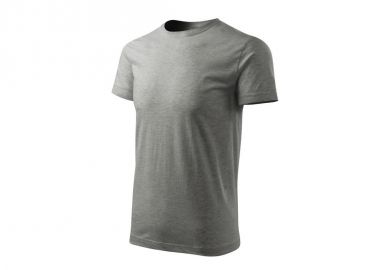 Malfini Basic Ανδρικό Διαφημιστικό T-shirt Κοντομάνικο σε Γκρι Χρώμα MLI-F2912 - Malfini - 