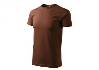 Malfini Basic Ανδρικό Διαφημιστικό T-shirt Κοντομάνικο σε Καφέ Χρώμα MLI-12938 - Malfini - 