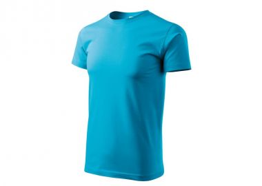 Malfini Basic Ανδρικό Διαφημιστικό T-shirt Κοντομάνικο σε Μπλε Χρώμα MLI-12944 - Adler - 