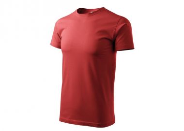 Malfini Basic Ανδρικό Διαφημιστικό T-shirt Κοντομάνικο σε Μπορντό Χρώμα MLI-12913 - Malfini - 