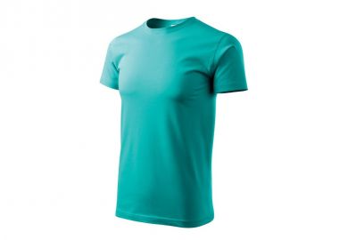 Malfini Basic Ανδρικό Διαφημιστικό T-shirt Κοντομάνικο σε Πράσινο Χρώμα MLI-12919 - Malfini - 
