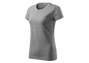 Malfini Basic Γυναικείο Διαφημιστικό T-shirt Κοντομάνικο σε Γκρι Χρώμα MLI-F3412 - Malfini - 