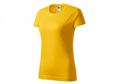 Malfini Basic Γυναικείο Διαφημιστικό T-shirt Κοντομάνικο σε Κίτρινο Χρώμα MLI-13404 - Malfini - 